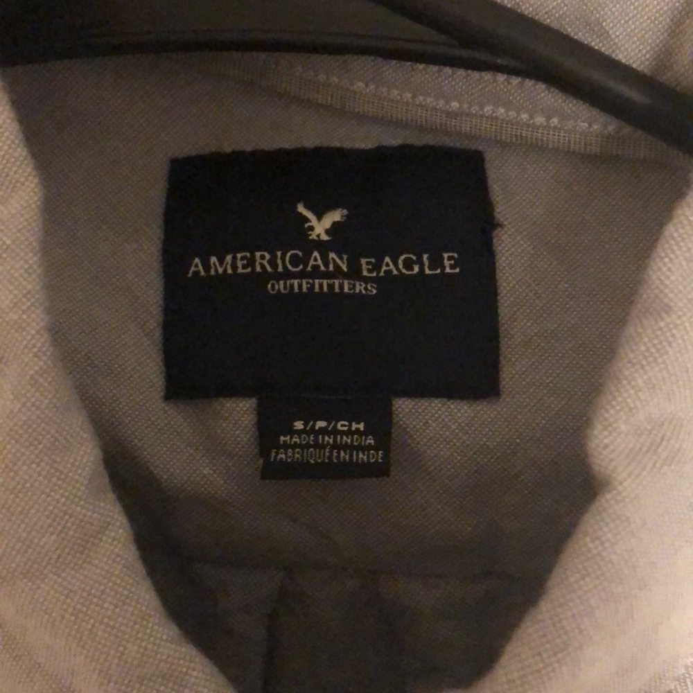 Small American Eagle seriously soft button down - Picture 2 of 3